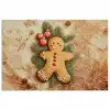 Kerstmis - Koekje - Poppetje - Speculaas poster papier klein -3d