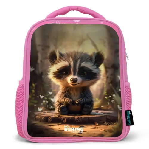 Bobby Bosboom Kinderrugzak - Roze middel -3d