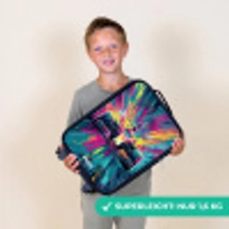Raceauto - Explosie - Kleurrijk - Abstract Kinderkoffer - Zwart klein -sfeer4_DE