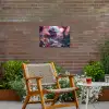 Sakura Tempeltuin in Volle Bloei Tuinposter op houten frame 2 cm dik klein -sfeer3