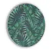 Bladeren - Jungle - Tropical Akoestische PET Vilt - Rond klein -3d