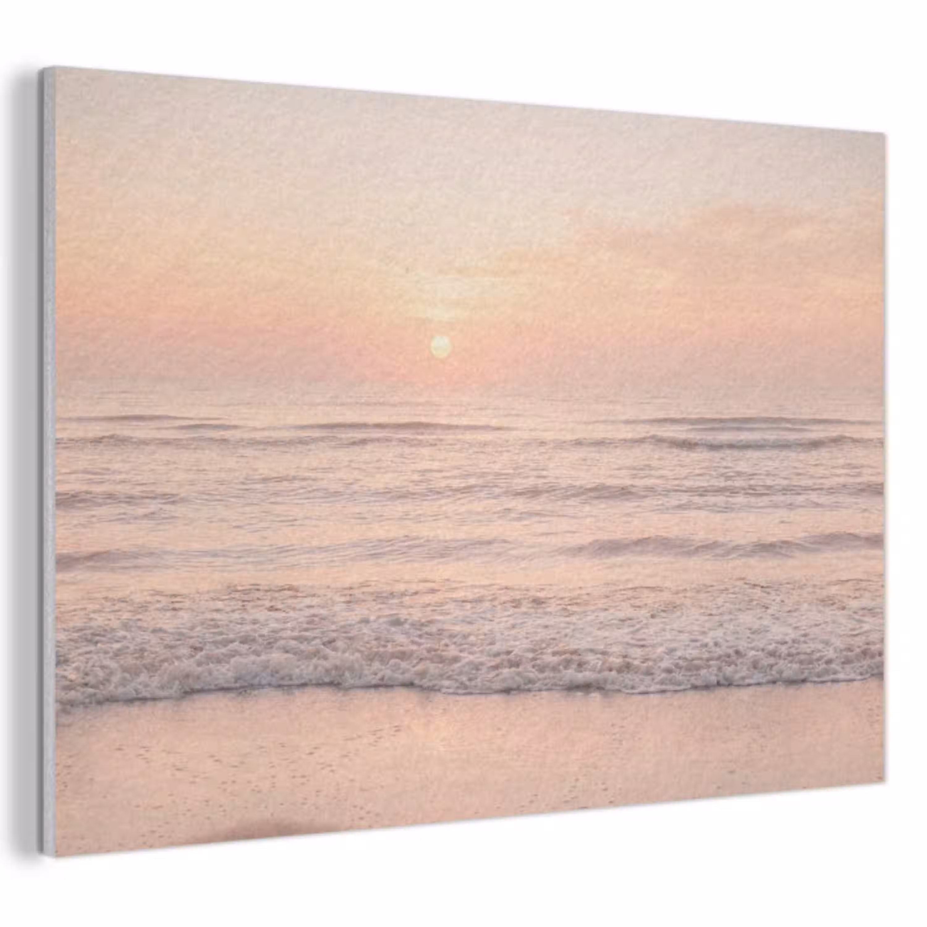 Zon - Strand - Roze PET vilt klein -3d
