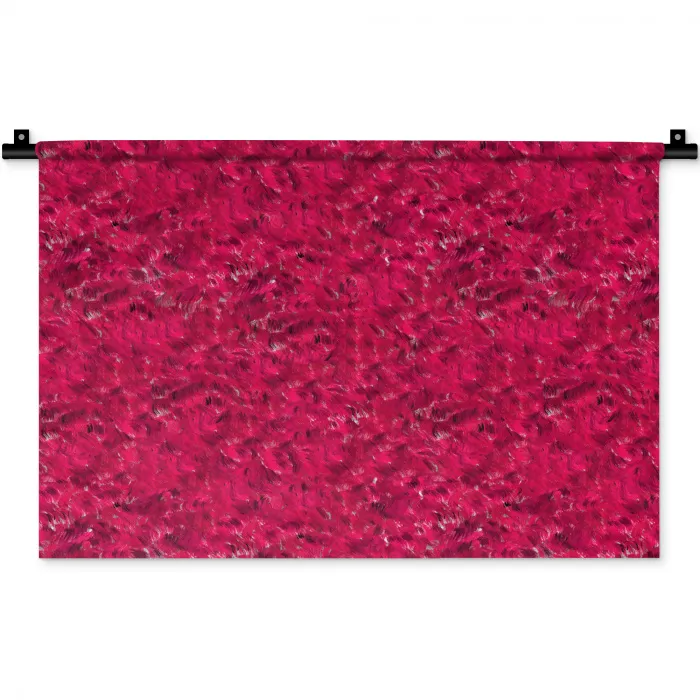 Vloeiend - Verf - Texturen - Rood Wandkleed katoen klein 269 -zz3d
