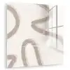 Moderne kunst - Beige - Abstract plexiglas 5mm klein -zzzproduct_nieuw