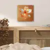 Glazen - Bloem - Oranje plexiglas 5mm klein -sfeer4