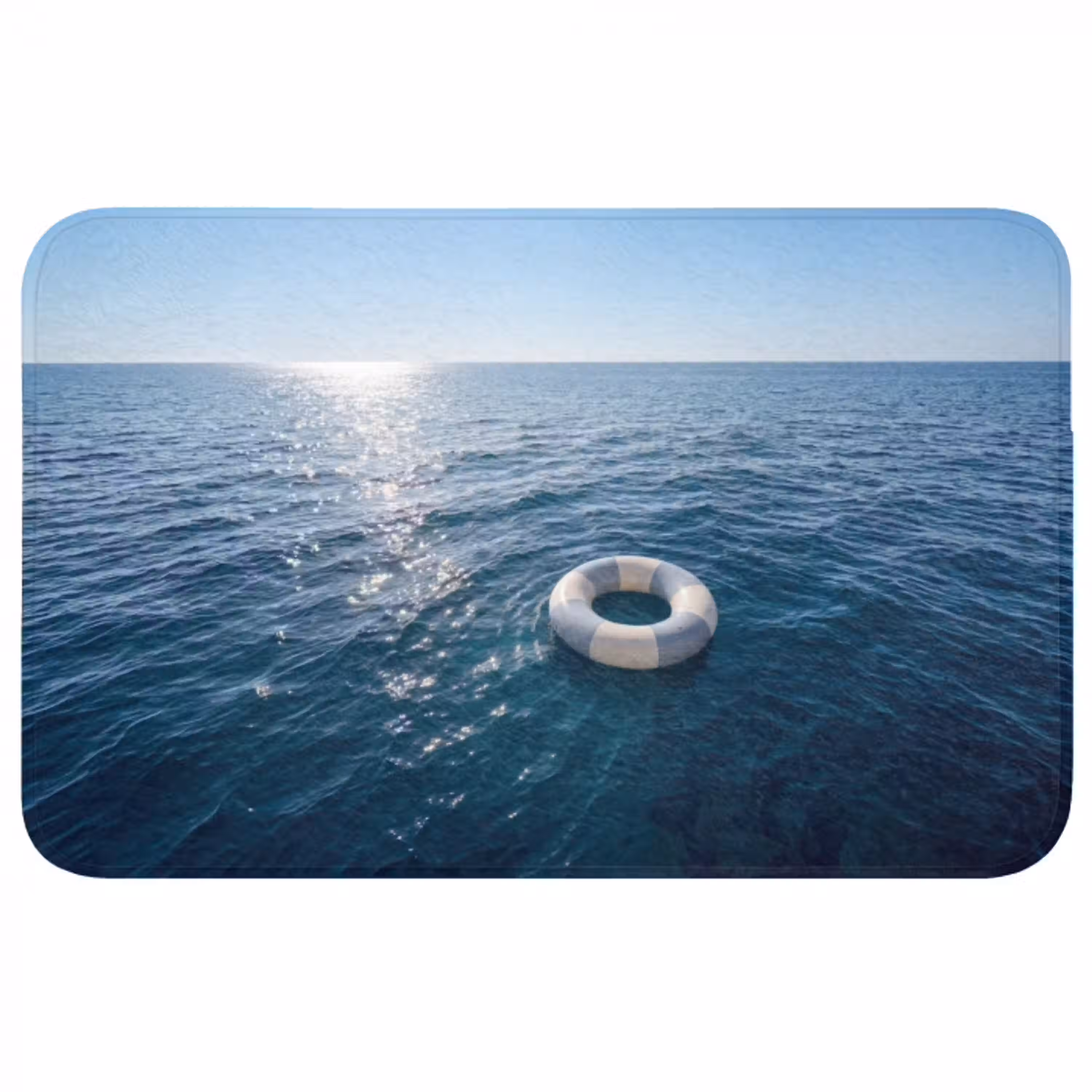 Oceaan - Zwemband - Horizon WCmat middel -3d