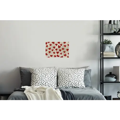 Hartjes - Krant - Loveyou Muursticker klein -slaapkamer