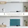 Zee - Dieren - Donkerblauw - Golf keuken achterwand spatscherm klein 900 -voor_na_NL