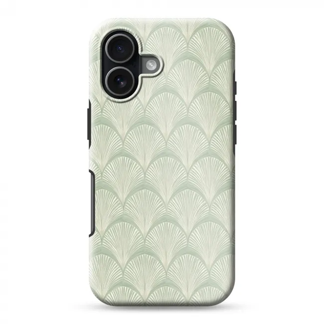 Telefoonhoesje Toughcase - Waaiers - Patroon - Groen