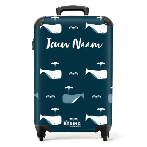 Walvisweelde NBS - Handbagage koffer - Kinderen Unisex middel -productfoto_recht