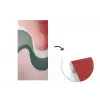 Abstract - Golven - Sierlijk - Roze fotobehang vinyl groot -3d