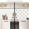 Design - Geometrie - Patroon - Hart keuken achterwand 2 middel 871 -voor-na2_NL