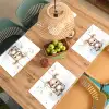 Konijn - Baby dier - Kinderen - Kinderkamer - Babykamer Placemat vinyl groot -zzsfeer5_Kitchenyeah-website