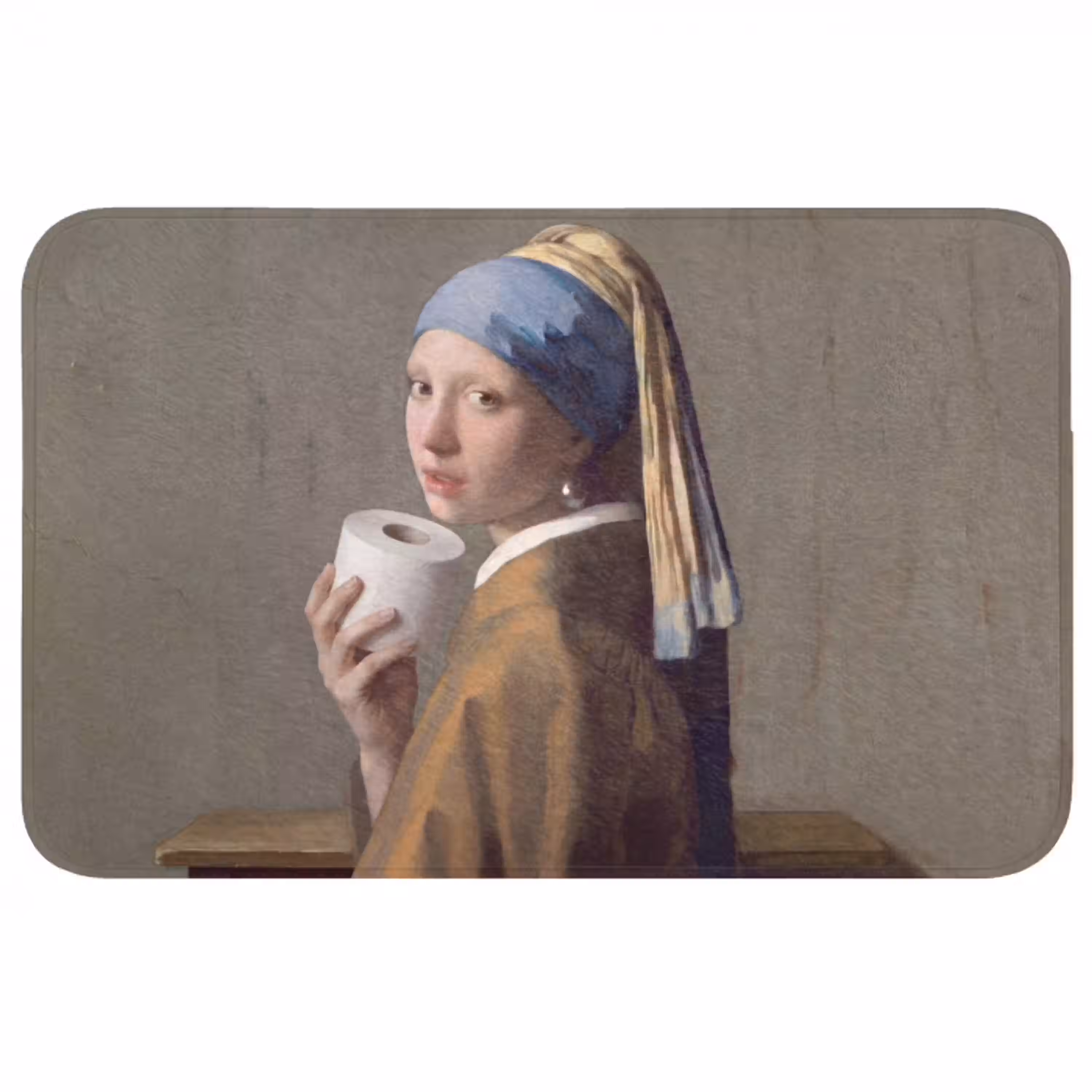 Klassiek - Humor - Kleurrijk WCmat middel -3d
