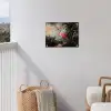 Tropisch - Flamingo - Roze - Bladeren tuinposter los doek klein -sfeer8