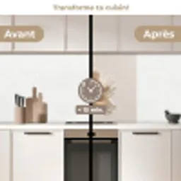 Bloem - Beige - Crème keuken achterwand 2 middel -voor-na2_FR