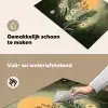 Bloemen - Bladeren - Zon - Groen Inductie beschemer met haakjes klein -ky-schoon-nl