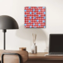 Ruit - Sterren - Rood plexiglas 5mm klein 11 -sfeer6