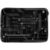 Gaming - Abstract - Lijnen - Rondjes - Zwart laptophoes neopreen klein -zkaufland3dotto
