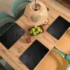 Zwart - Steen - Beton Placemat vinyl groot -zzsfeer5_Kitchenyeah-website