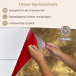 Antiek - Metaallook - Goud keuken achterwand spatscherm klein 900 -spatscherm_DE