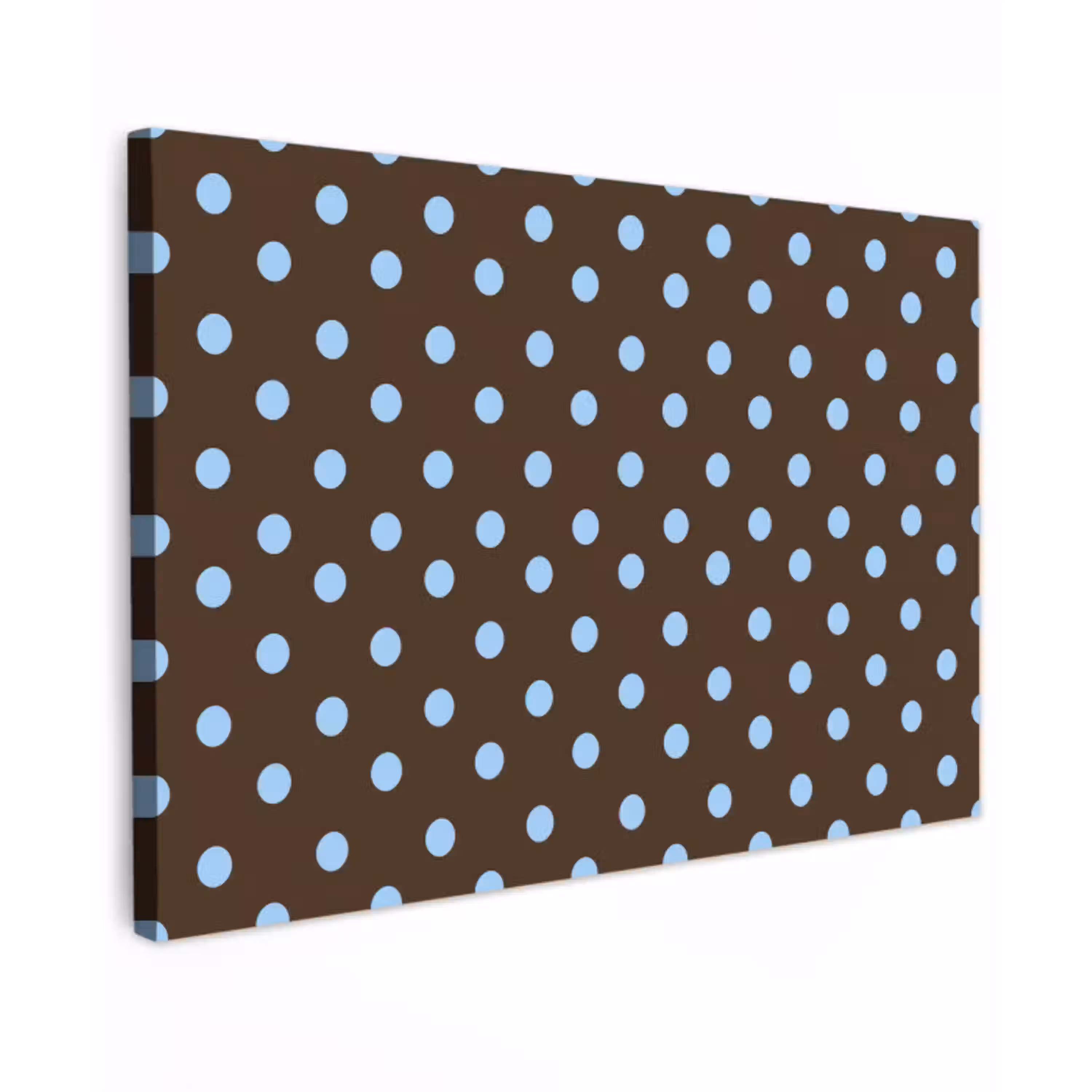 Klassiek - Stippen - Bruin canvas 2cm klein 34 -z3d