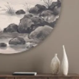 Zon - Japans - Traditioneel Akoestische PET Vilt - Rond klein -sfeer5_closeup