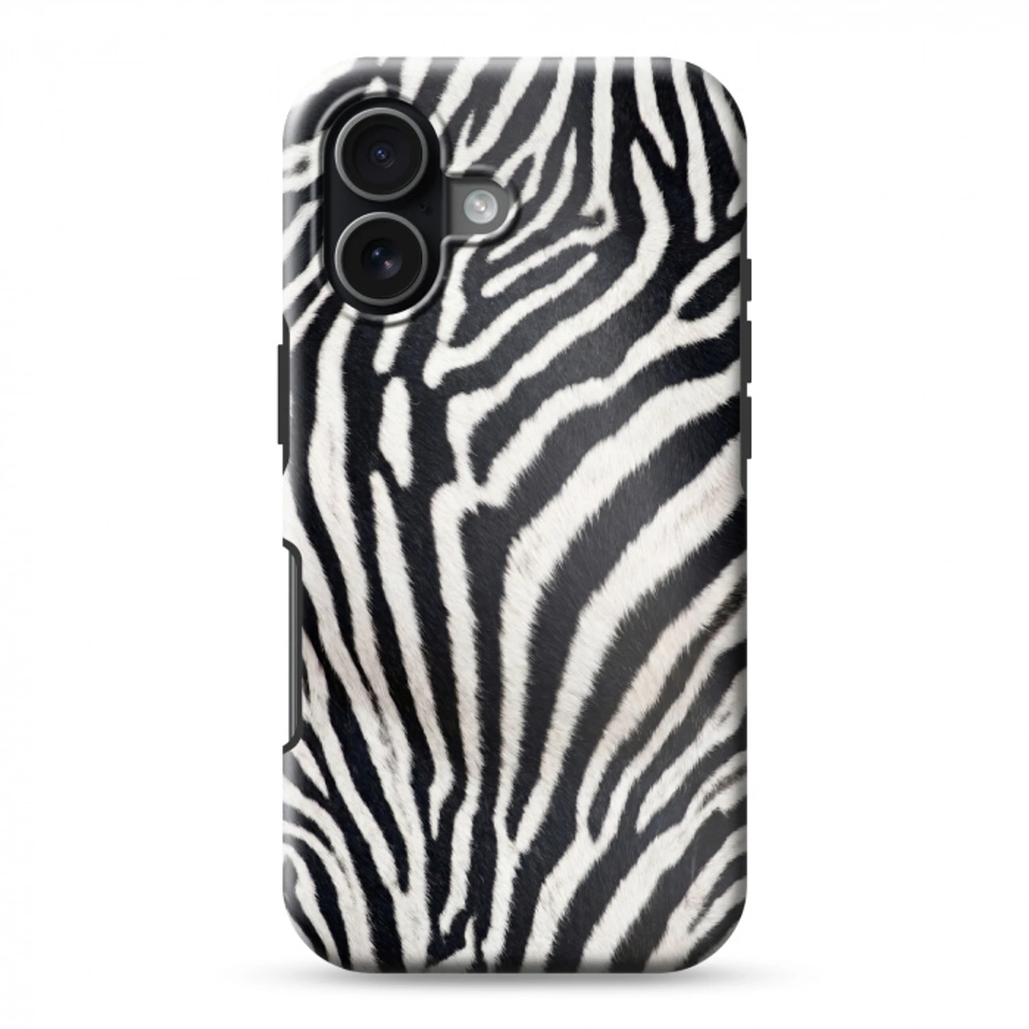 Zebra - Vacht - Klassiek - Zwart - Wit Toughcase MagSafe Apple iPhone 17 klein -3d