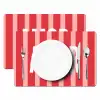 Amor - Strepen - Rood - Roze Placemat vinyl groot -zzsfeer2_Kitchenyeah-website