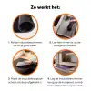Heuvels - Paars - Mist - Zon Inductie beschermer vinyl 3mm klein -zzzzzzz-td-werking