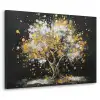 Boom - Zwart - Goud - Wit - Modern Textielframe - compleet frame klein -3d