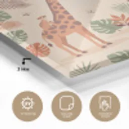 Dieren - Tropisch - Safari - Kleurrijk plexiglas 5mm klein -sfeer2
