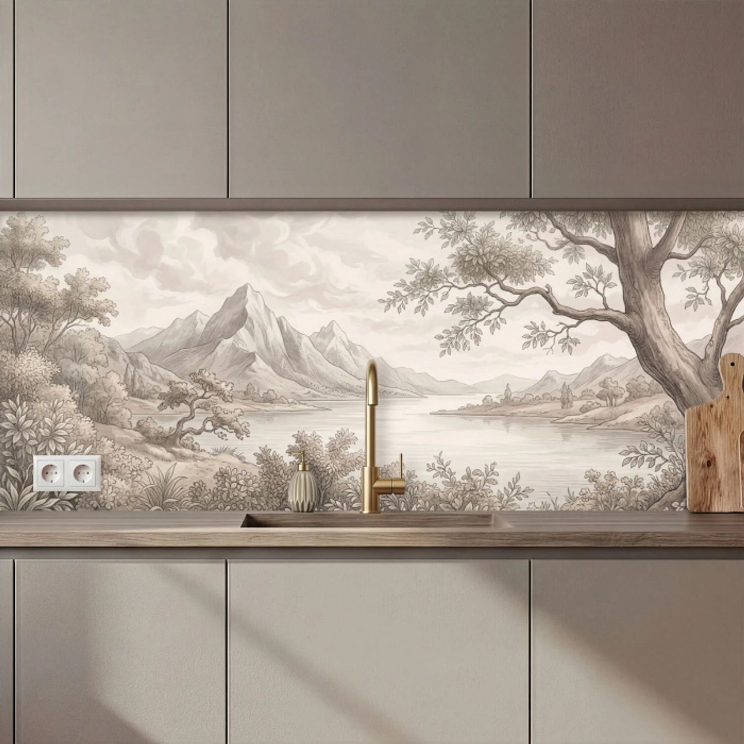 Landschap - Bergen - Meer - Natuur keuken achterwand 2 middel zz_3dshopping