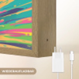 Tijger  - Wilde dieren - Kleurrijk - Verflook Light Box met batterij (Wandlamp) middel -USP_websiteoplaadbaarDE
