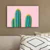 Cactussen - Modern - Pastel canvas 2cm klein -sfeer3