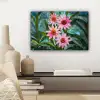 Bloemen - Roze - Glasmozaïek canvas 2cm klein -sfeer6