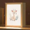 Hertje - Minimalistisch - Aquarel - Bladeren Light Box met kabel klein -zzz_3d_website