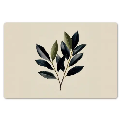 Ovaal - Olijfgroen - Simpel Placemat vinyl groot -zzsfeer1_Kitchenyeah-website