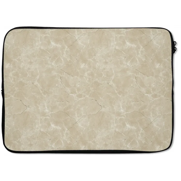 Lichtbeige - Marmer - Diffusie adering laptophoes neopreen klein 279 -zkaufland3dotto