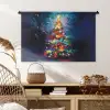 Kerstboom - Kerst - Abstract - Kleurrijk Wandkleed katoen middel -sfeer5