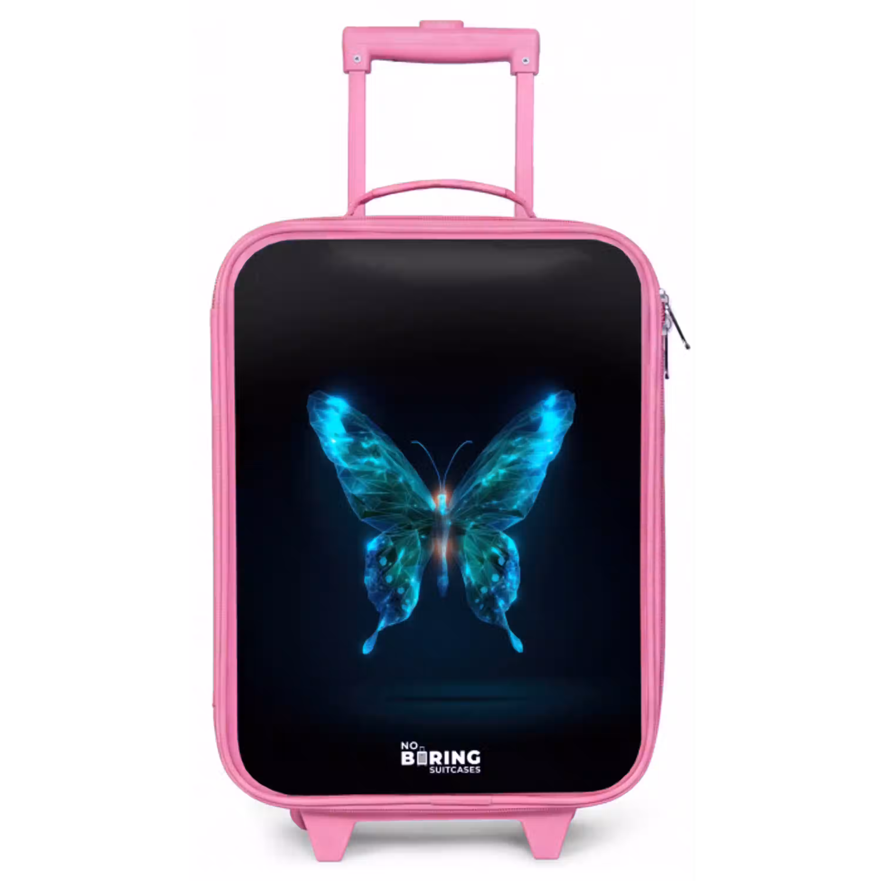 Magische digitale vlinder Kinderkoffer - Roze klein -zz3dotto