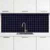 Plaid - Patroon - Blauw - Roze keuken achterwand 2 middel 871 -3d