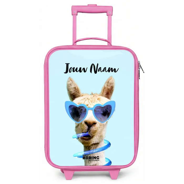 Allard Alpaca Kinderkoffer - Roze klein -zz3dotto