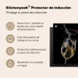Dynamische Wijnsymfonie Inductie beschermer vinyl 3mm middel -zzzzzzusp-haakje_ES