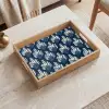 Modern - Patroon - Blauw Dienblad Rechthoek middel 911 -sfeer1