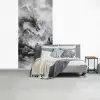 Krijger - Draak - Grijs fotobehang vinyl groot -slaapkamer