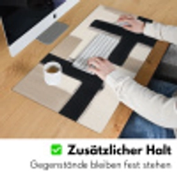 Zwart - Abstract - Japandi Muismat XXL klein -ysfeer3_duits