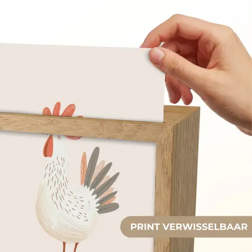 Kip - Boerderij - Dieren Light Box met kabel (Kinderlampje) klein -USP_websiteprintNL