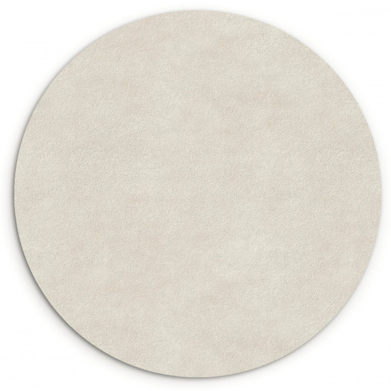 Zandkleurig - Modern - Egaal Wandcirkel kunststof plaat 5mm dik klein 188 -3d