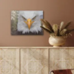Amerikaans - Zeearend - Portret - Geel PET vilt klein -sfeer4